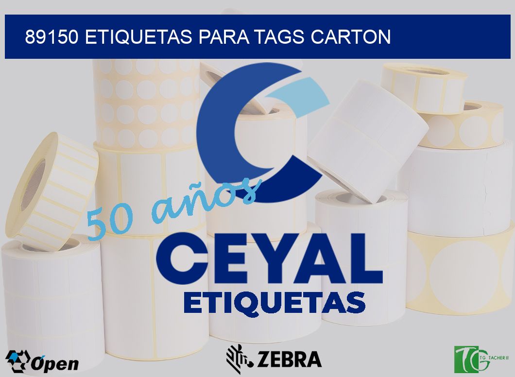 89150 ETIQUETAS PARA TAGS CARTON