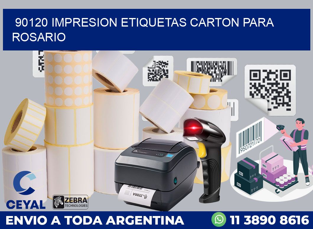 90120 IMPRESION ETIQUETAS CARTON PARA ROSARIO