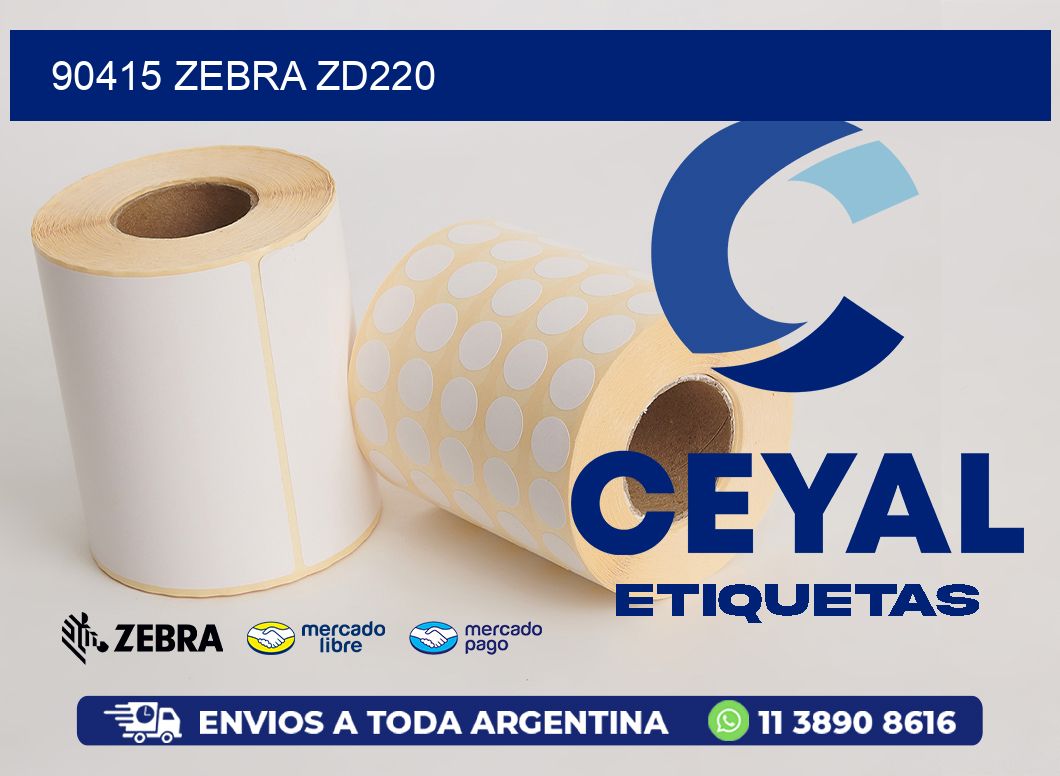 90415 ZEBRA ZD220