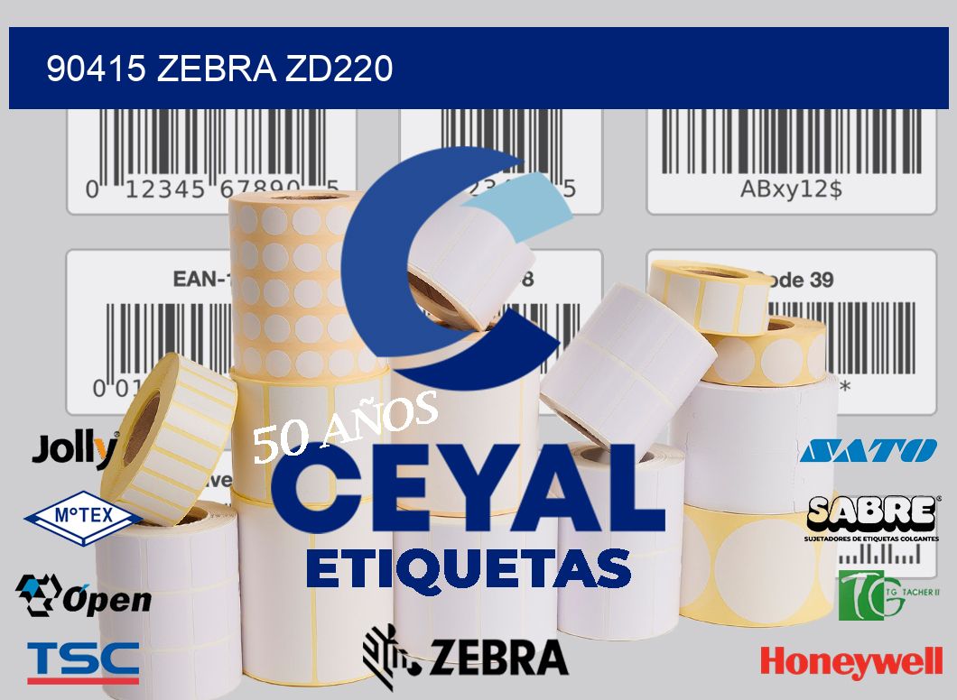 90415 ZEBRA ZD220
