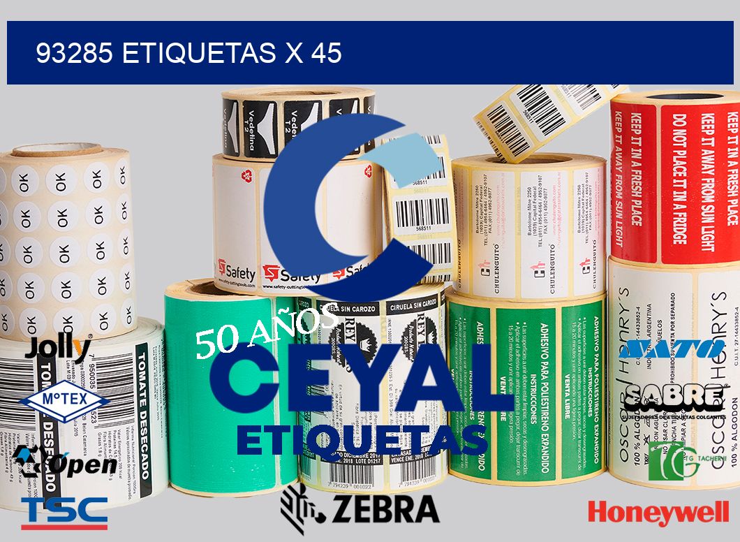 93285 Etiquetas x 45