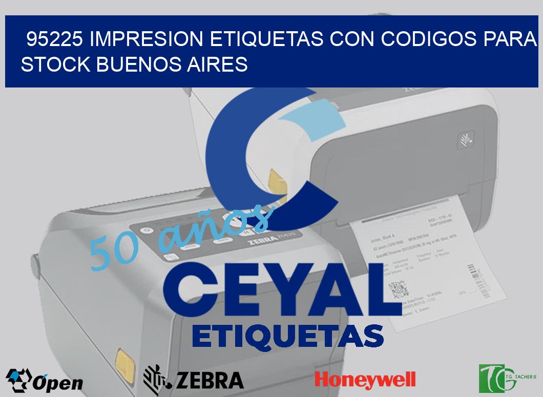 95225 IMPRESION ETIQUETAS CON CODIGOS PARA STOCK BUENOS AIRES