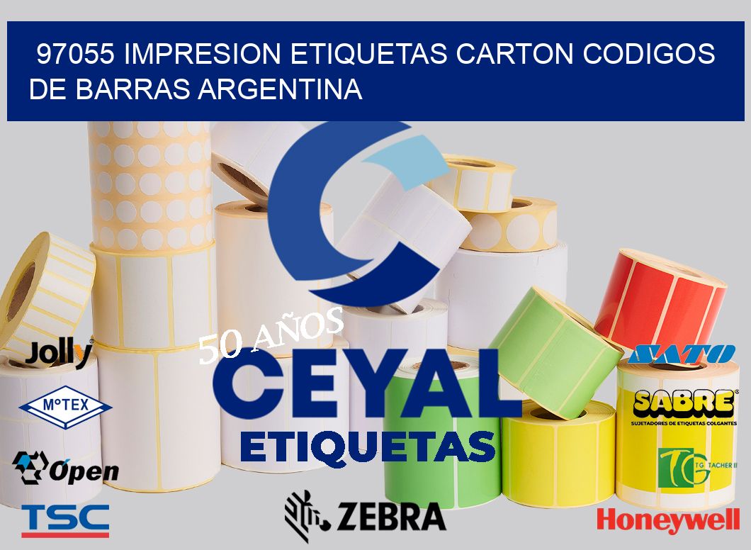 97055 IMPRESION ETIQUETAS CARTON CODIGOS DE BARRAS ARGENTINA