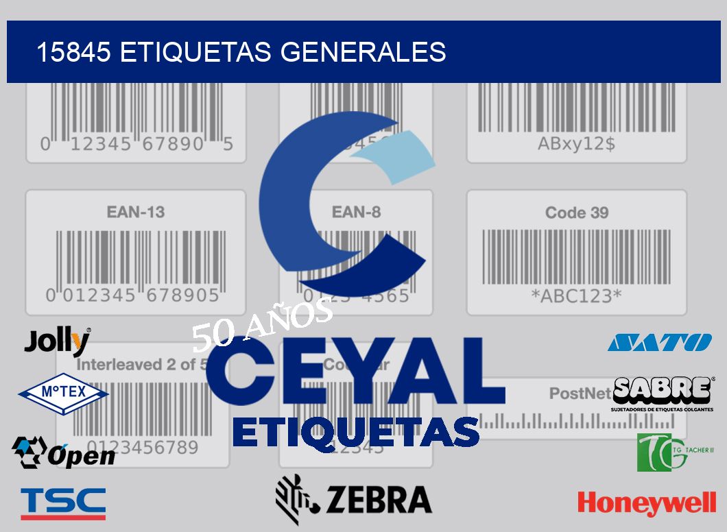 15845 etiquetas generales