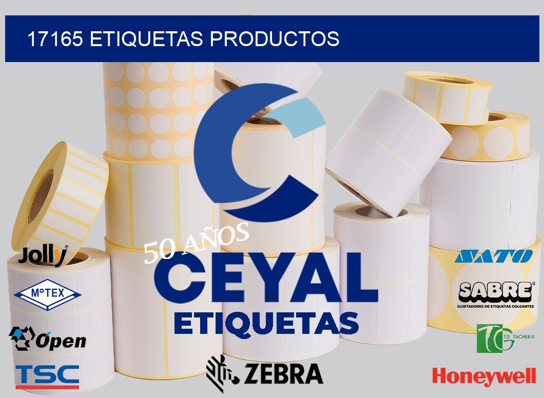 17165 etiquetas productos