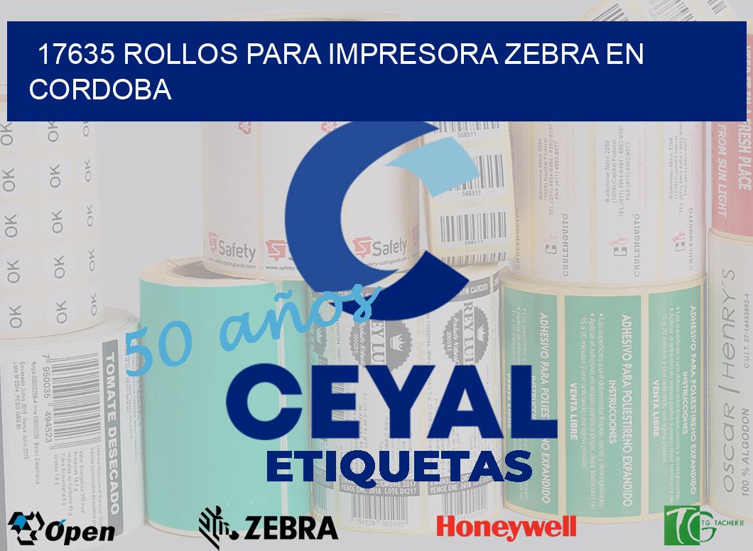 17635 ROLLOS PARA IMPRESORA ZEBRA EN CORDOBA