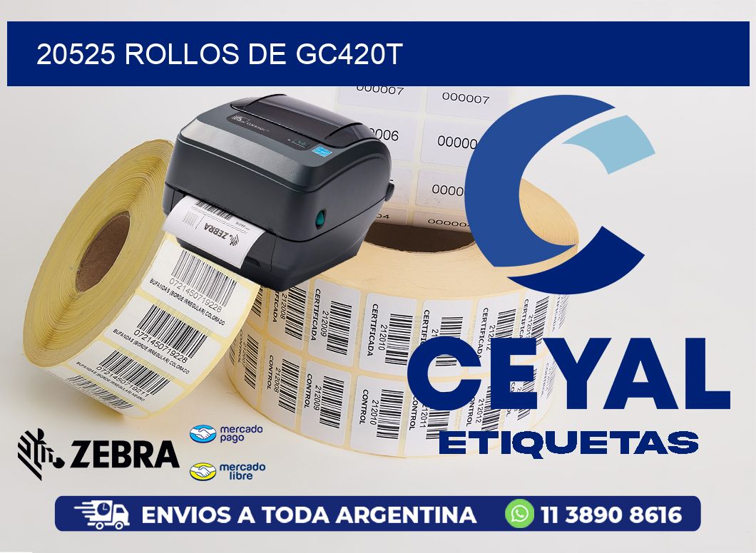20525 ROLLOS DE GC420T