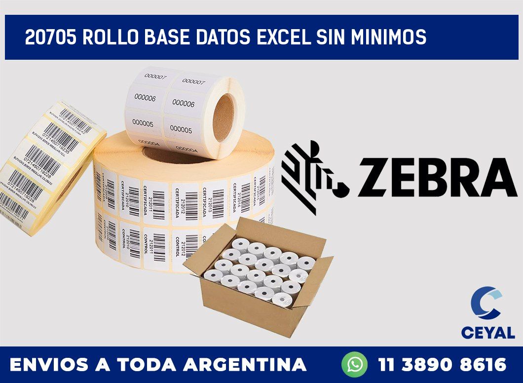 20705 rollo base datos excel sin minimos