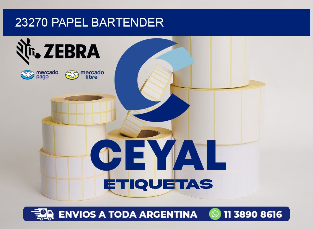 23270 PAPEL BARTENDER