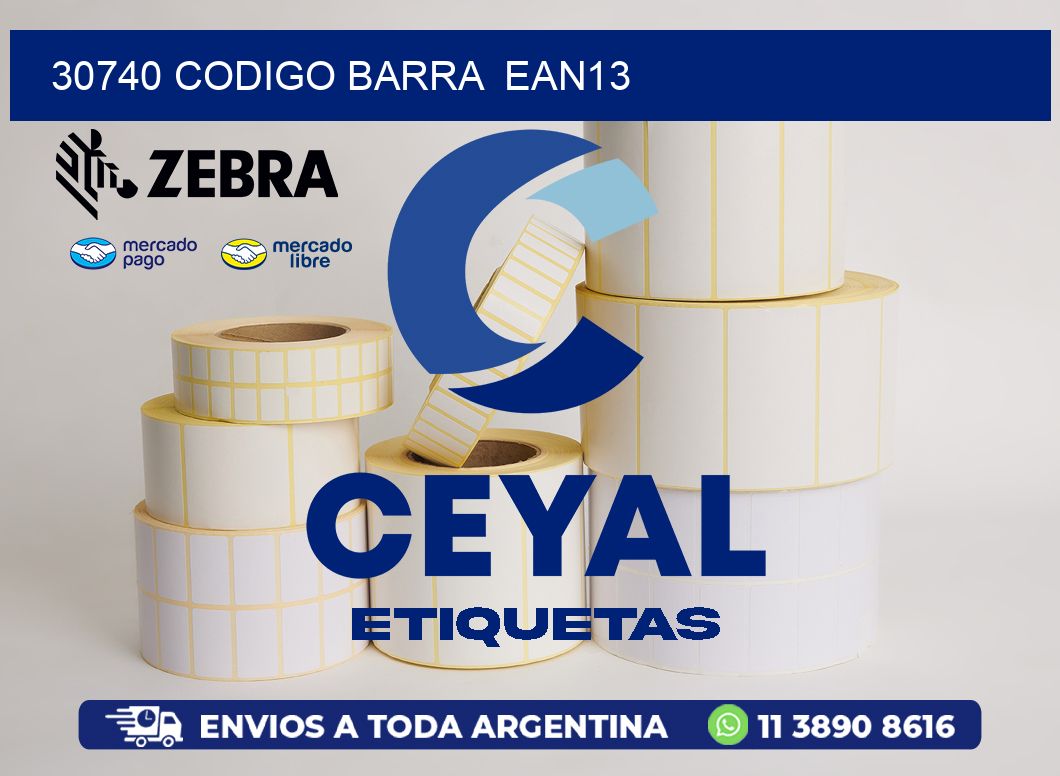 30740 CODIGO BARRA  EAN13