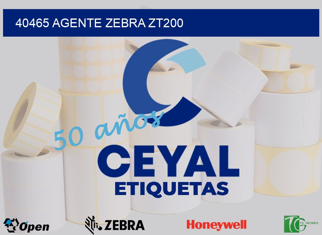 40465 AGENTE ZEBRA ZT200