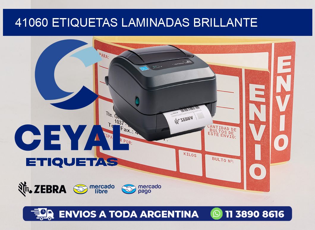 41060 Etiquetas laminadas brillante