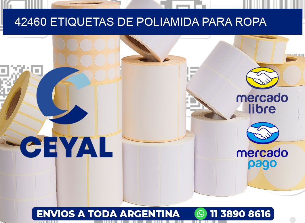 42460 ETIQUETAS DE POLIAMIDA PARA ROPA
