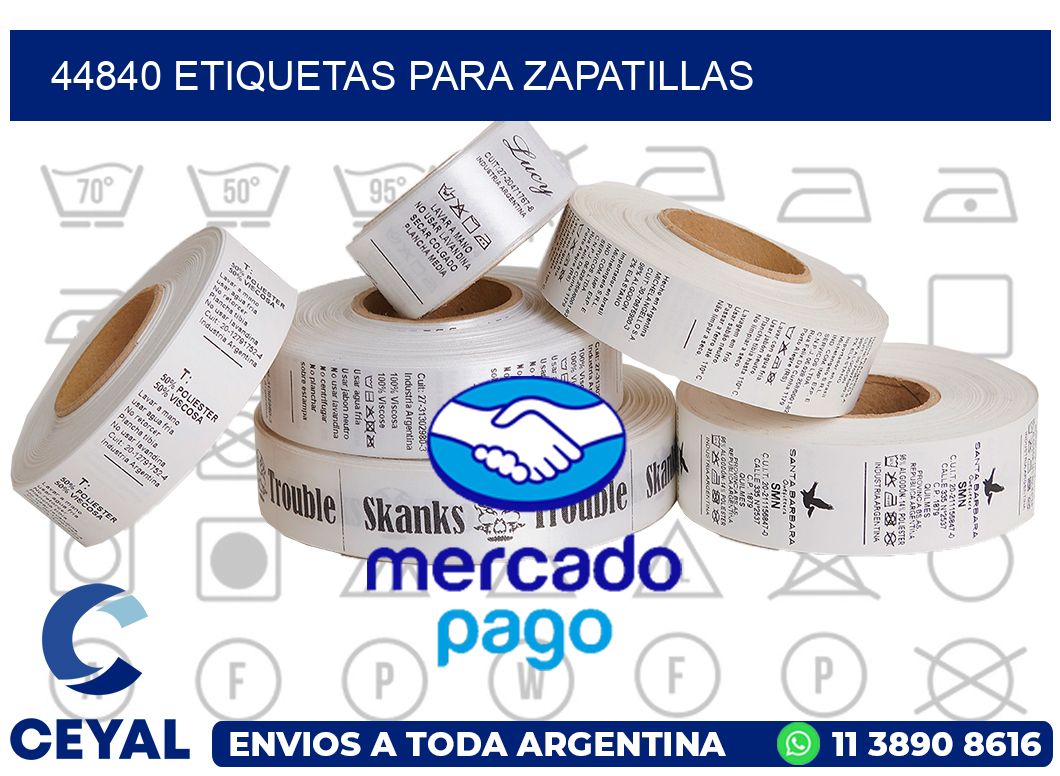 44840 ETIQUETAS PARA ZAPATILLAS