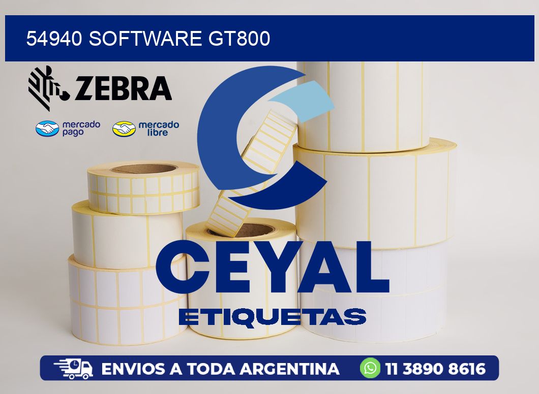 54940 SOFTWARE GT800