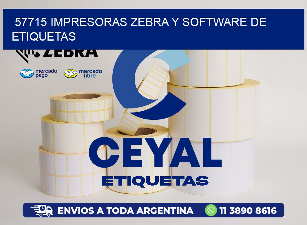 57715 Impresoras Zebra y Software de Etiquetas