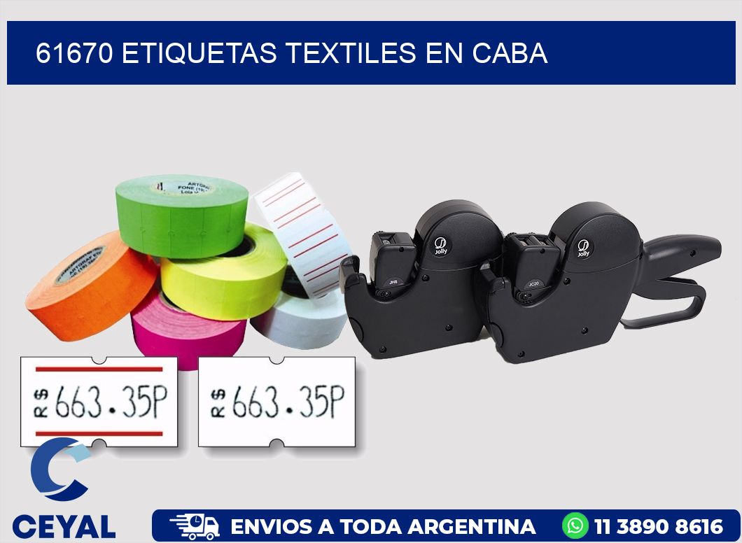 61670 ETIQUETAS TEXTILES EN CABA