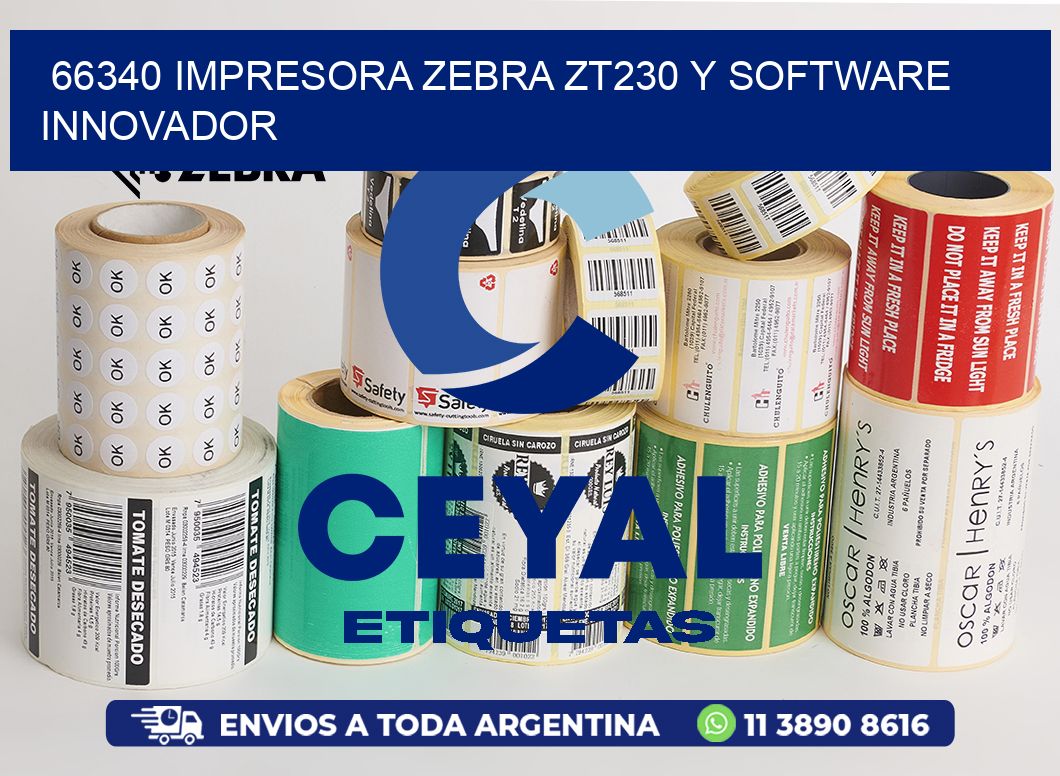 66340 Impresora Zebra ZT230 y Software Innovador