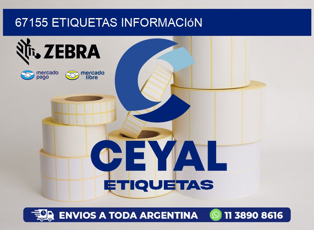 67155 etiquetas Información