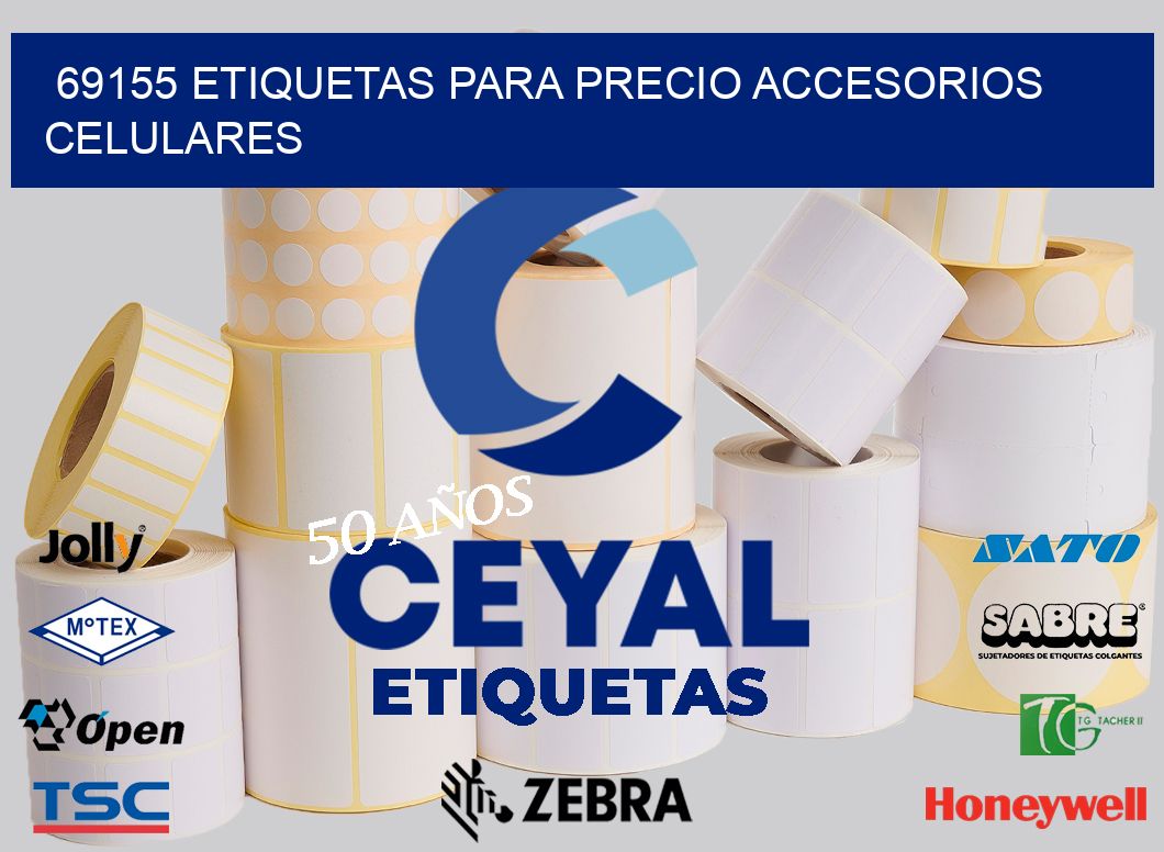 69155 etiquetas para precio accesorios celulares