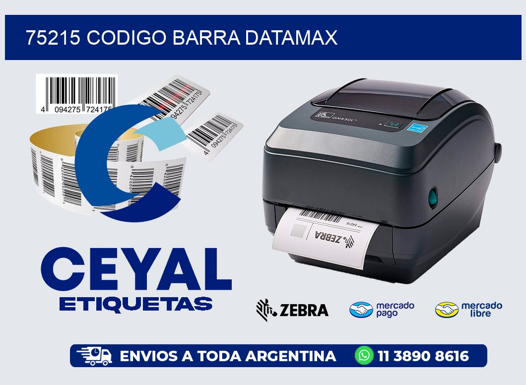 75215 CODIGO BARRA DATAMAX