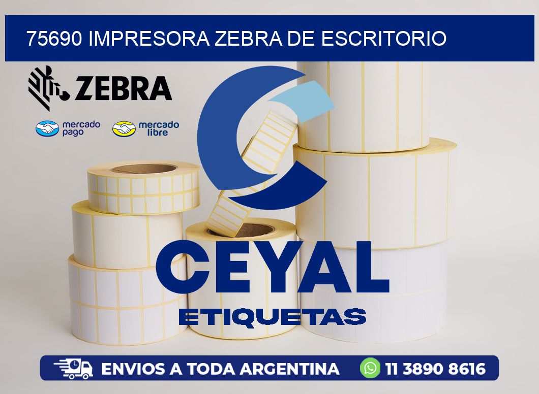 75690 IMPRESORA ZEBRA DE ESCRITORIO