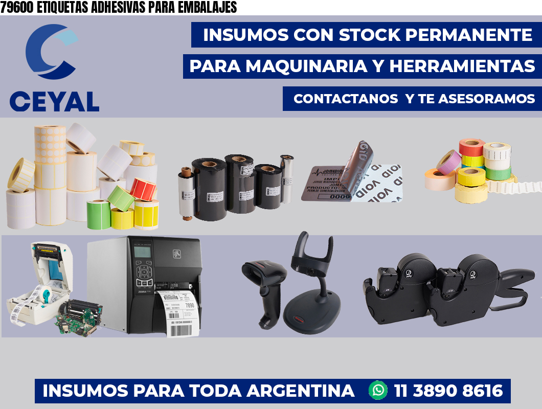 79600 ETIQUETAS ADHESIVAS PARA EMBALAJES