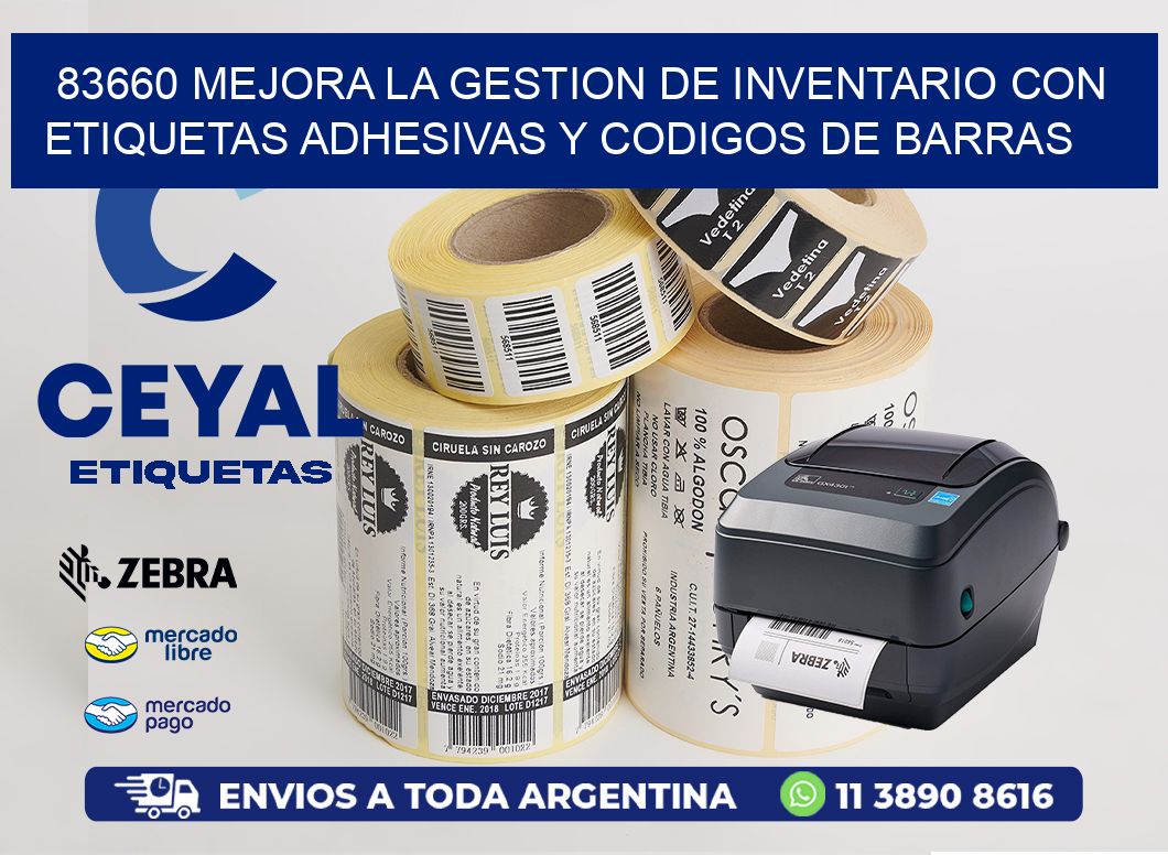 83660 MEJORA LA GESTION DE INVENTARIO CON ETIQUETAS ADHESIVAS Y CODIGOS DE BARRAS