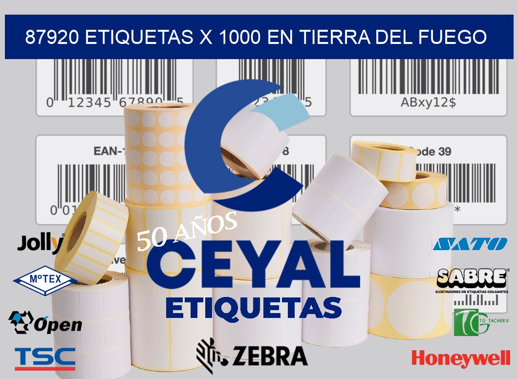 87920 ETIQUETAS X 1000 EN TIERRA DEL FUEGO