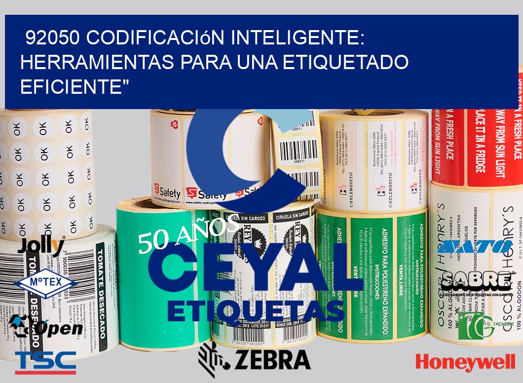 92050 Codificación Inteligente: Herramientas para una Etiquetado Eficiente»