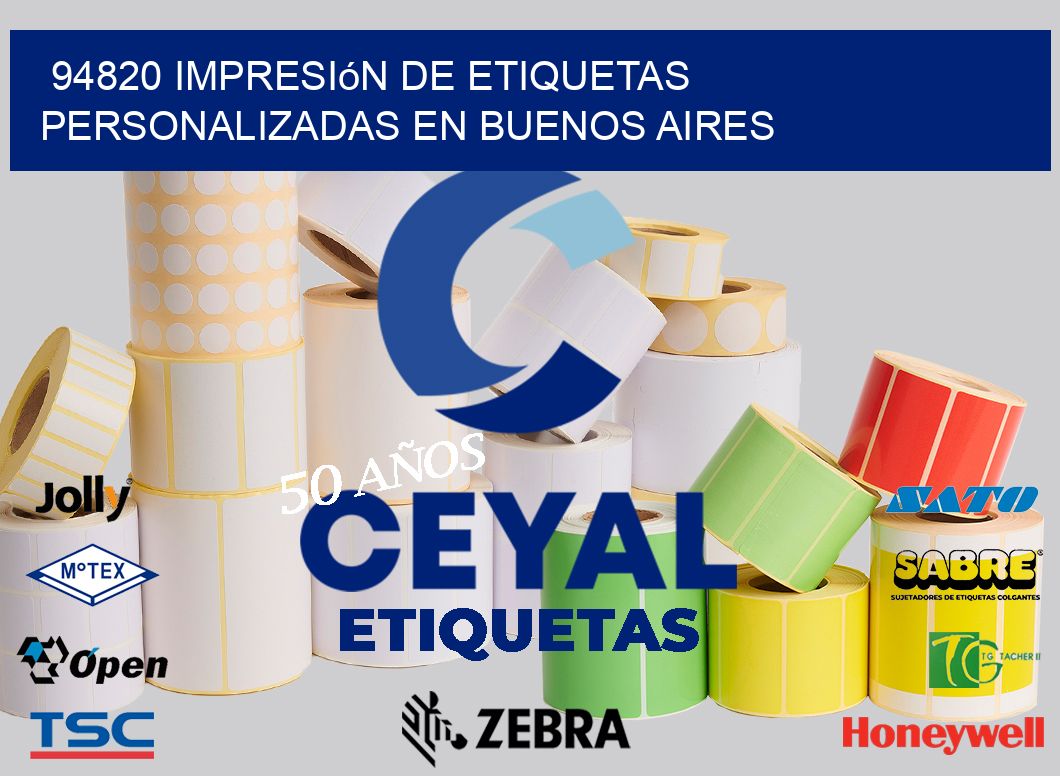 94820 Impresión de Etiquetas Personalizadas en Buenos Aires