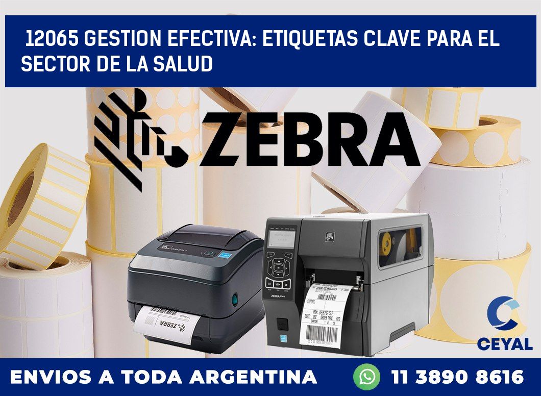 12065 GESTION EFECTIVA: ETIQUETAS CLAVE PARA EL SECTOR DE LA SALUD