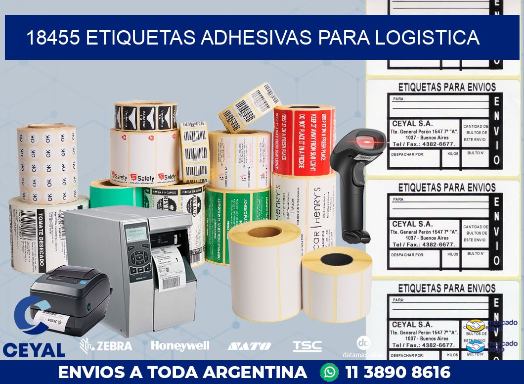18455 ETIQUETAS ADHESIVAS PARA LOGISTICA