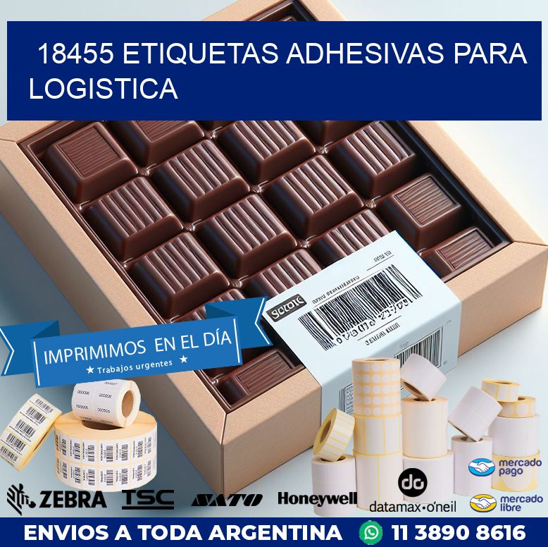 18455 ETIQUETAS ADHESIVAS PARA LOGISTICA