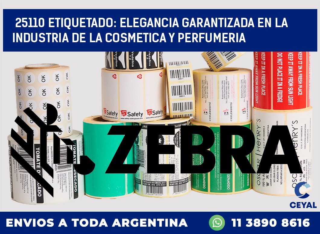 25110 ETIQUETADO: ELEGANCIA GARANTIZADA EN LA INDUSTRIA DE LA COSMETICA Y PERFUMERIA