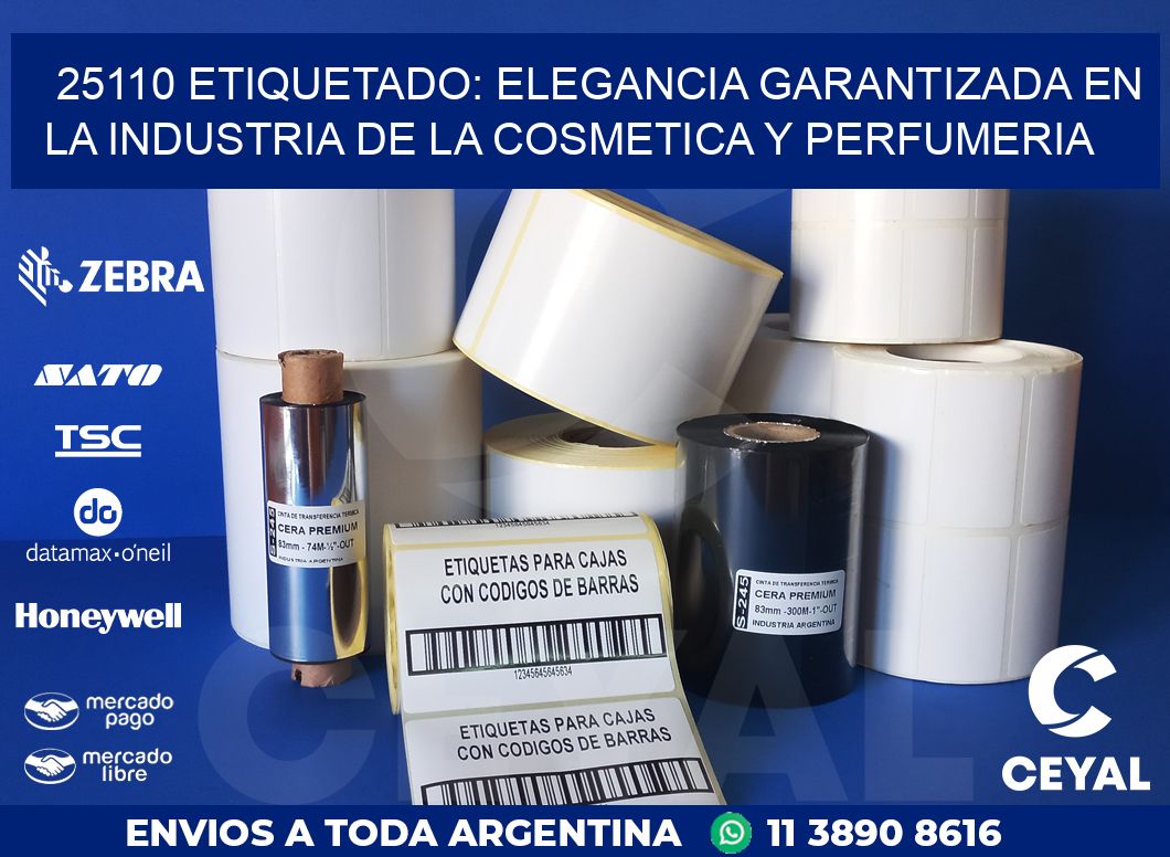 25110 ETIQUETADO: ELEGANCIA GARANTIZADA EN LA INDUSTRIA DE LA COSMETICA Y PERFUMERIA