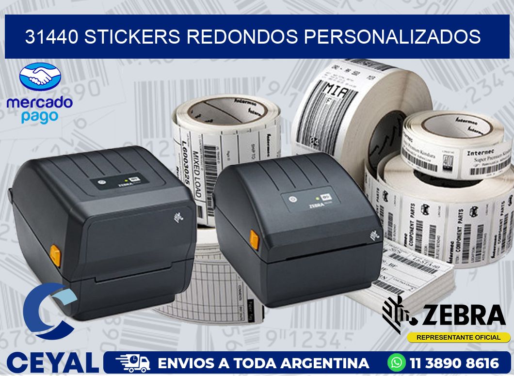 31440 STICKERS REDONDOS PERSONALIZADOS