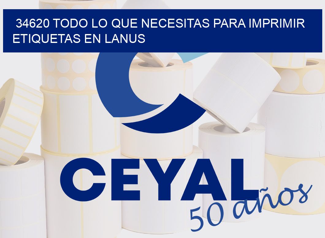 34620 TODO LO QUE NECESITAS PARA IMPRIMIR ETIQUETAS EN LANUS