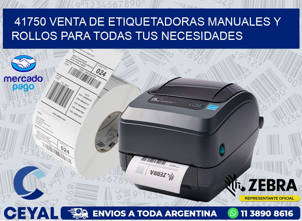 41750 VENTA DE ETIQUETADORAS MANUALES Y ROLLOS PARA TODAS TUS NECESIDADES