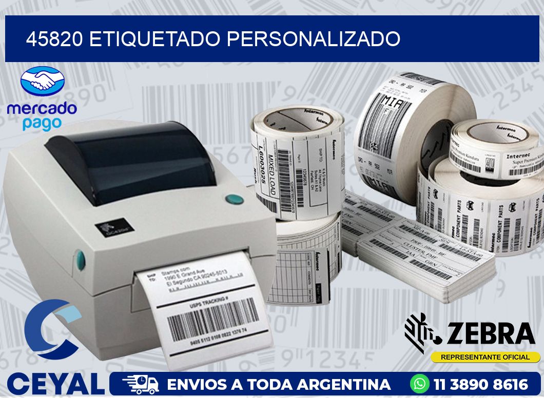 45820 ETIQUETADO PERSONALIZADO
