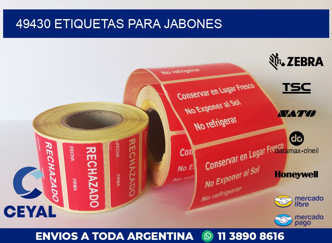 49430 ETIQUETAS PARA JABONES