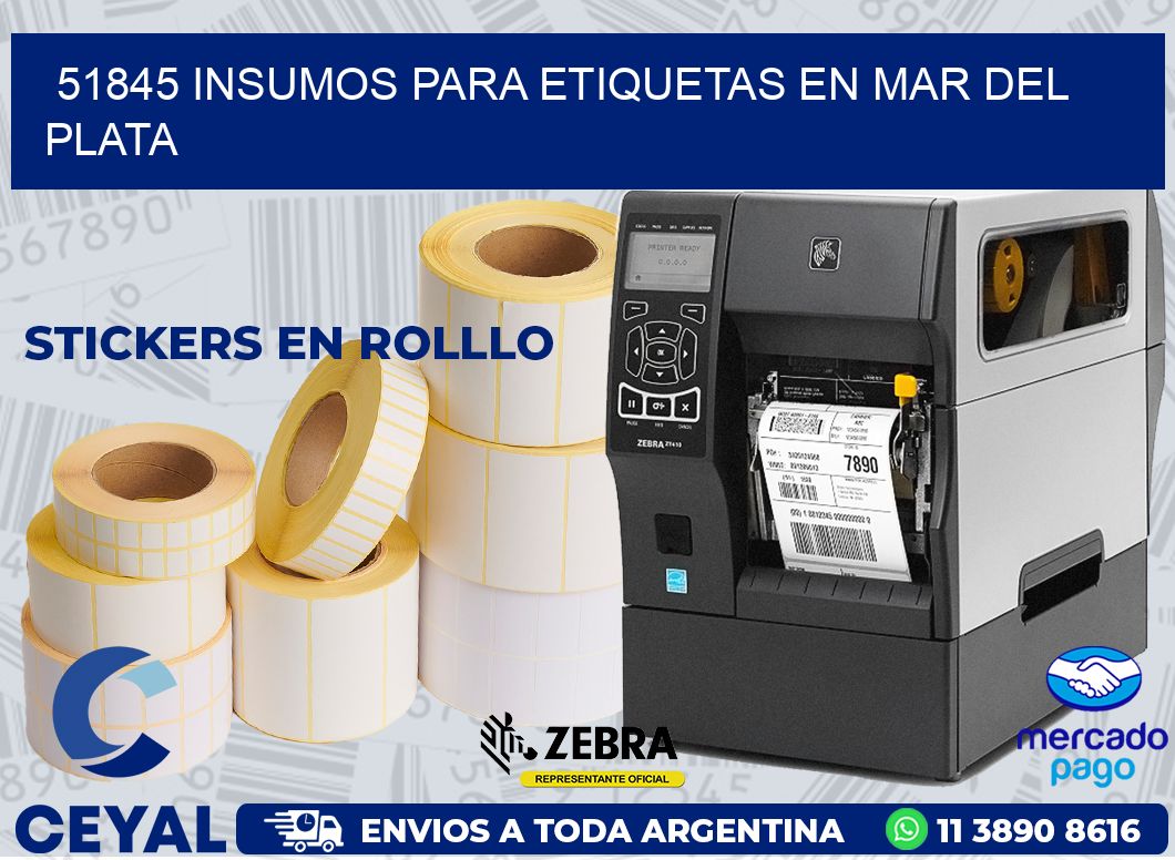 51845 INSUMOS PARA ETIQUETAS EN MAR DEL PLATA
