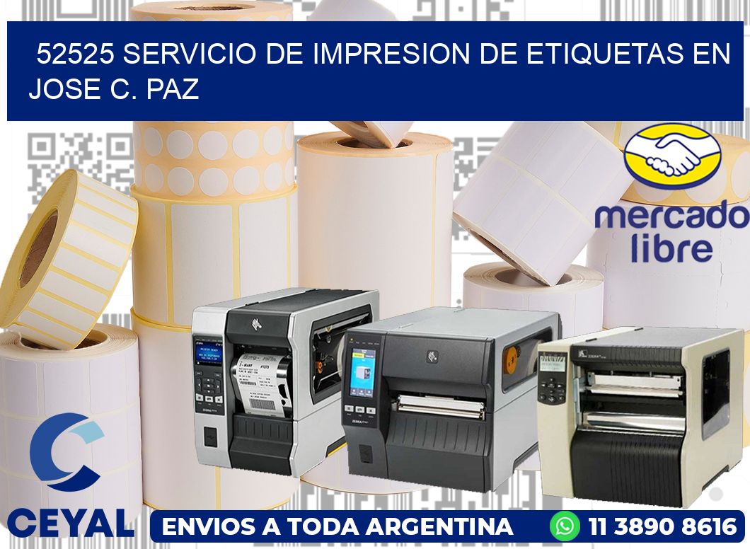 52525 SERVICIO DE IMPRESION DE ETIQUETAS EN JOSE C. PAZ