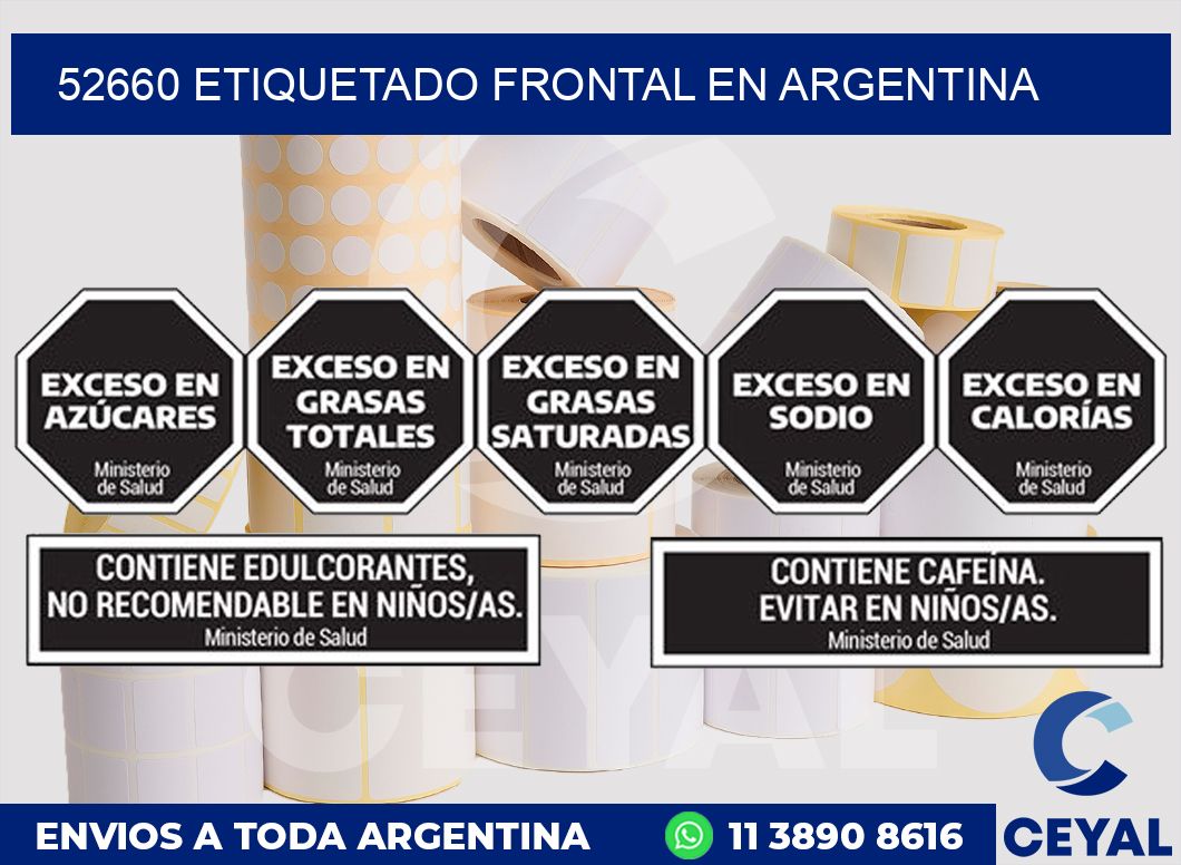 52660 ETIQUETADO FRONTAL EN ARGENTINA