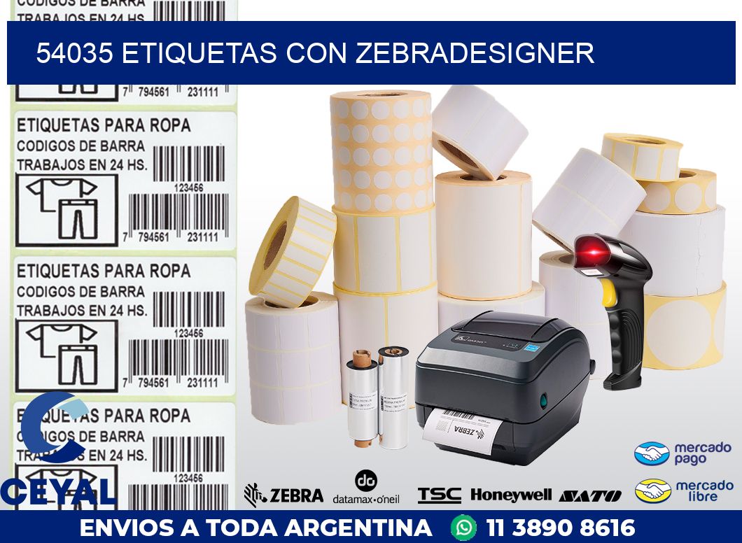 54035 ETIQUETAS CON ZEBRADESIGNER