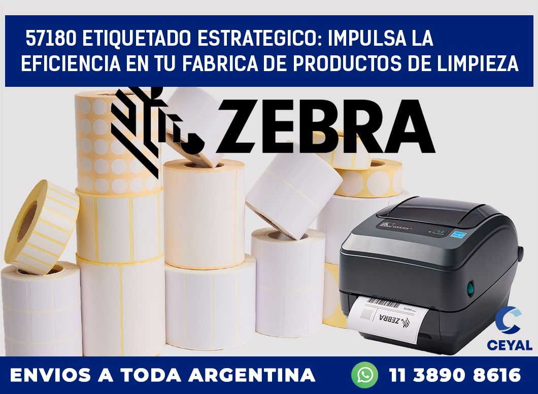 57180 ETIQUETADO ESTRATEGICO: IMPULSA LA EFICIENCIA EN TU FABRICA DE PRODUCTOS DE LIMPIEZA