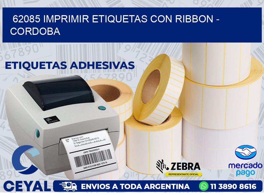 62085 IMPRIMIR ETIQUETAS CON RIBBON - CORDOBA