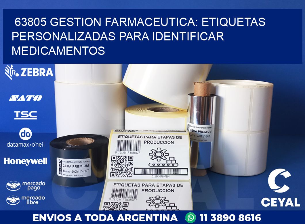 63805 GESTION FARMACEUTICA: ETIQUETAS PERSONALIZADAS PARA IDENTIFICAR MEDICAMENTOS
