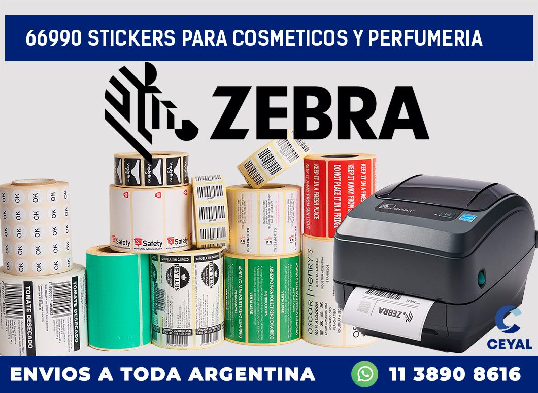 66990 STICKERS PARA COSMETICOS Y PERFUMERIA
