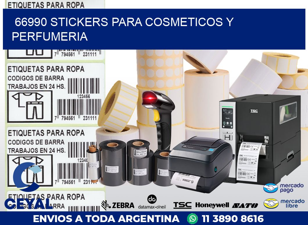 66990 STICKERS PARA COSMETICOS Y PERFUMERIA